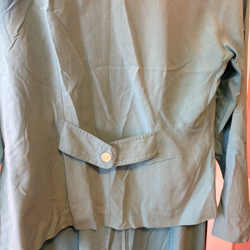 Victoria Holley Vintage 100% Silk Dress And Jacket Set - Picture 6 of 9